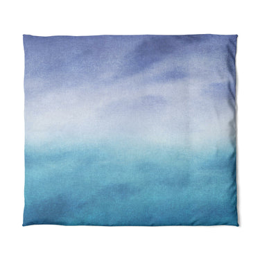 Micah Watercolor Blue & Teal in King (104" x 88") Size