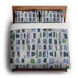 Milo Blue & Green in King (104" x 88") Size