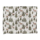 Forest Deer in King (104" x 88") Size