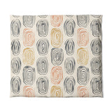 Horatio Ivory & Orange in King (104" x 88") Size