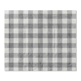 Buffalo Plaid Light Grey in King (104" x 88") Size
