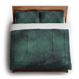Andromeda Watercolor Teal in King (104" x 88") Size