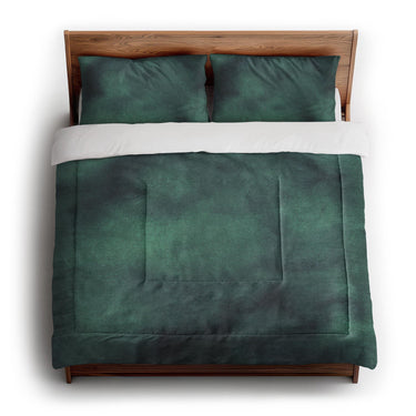 Andromeda Watercolor Teal in King (104" x 88") Size