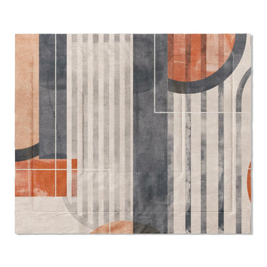 Gordian Navy & Orange in King (104" x 88") Size