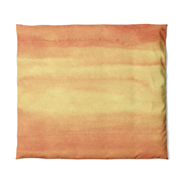 Jacinda Watercolor Fire Orange Ombre in King (104" x 88") Size