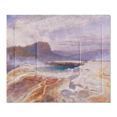 Yellowstone Great Blue Spring in King (104" x 88") Size