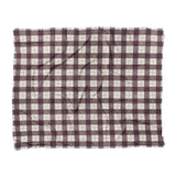 Wallace Plaid Maroon & Gold in King (104" x 88") Size