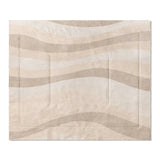 Sinuous Ivory Monochrome in King (104" x 88") Size
