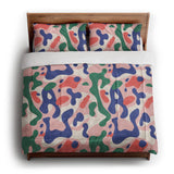 Concetta Pink Green & Purple in King (104" x 88") Size