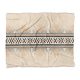 Loxcie Ivory & Blue in King (104" x 88") Size