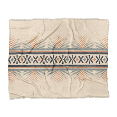 Loxcie Ivory & Blue in King (104" x 88") Size