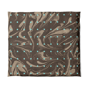 Acid Burn Brown & Carolina Blue in King (104" x 88") Size