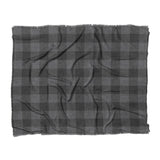 Buffalo Plaid Charcoal Black in King (104" x 88") Size