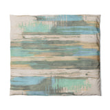 Jörgan Teal & Taupe in King (104" x 88") Size