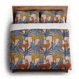 Tropical Cheetahs in King (104" x 88") Size