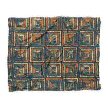 Diego Orange & Navy in King (104" x 88") Size