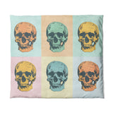 Pop Art Skulls in King (104" x 88") Size