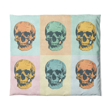 Pop Art Skulls in King (104" x 88") Size