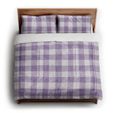 Buffalo Plaid Lilac in King (104" x 88") Size