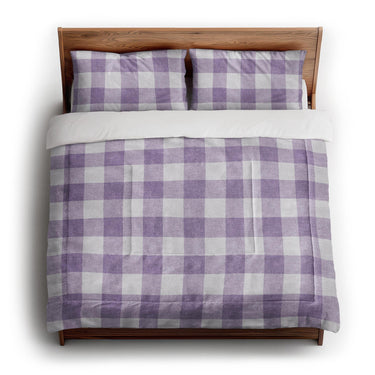 Buffalo Plaid Lilac in King (104" x 88") Size