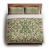 Floranna Ivory & Green in King (104" x 88") Size