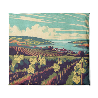 Finger Lakes Vineyard in King (104" x 88") Size