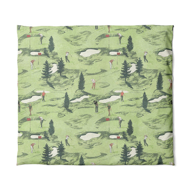 Out on the Links in King (104" x 88") Size