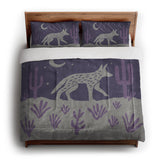 Desert Coyote Eggplant & Dusty Purple in King (104" x 88") Size