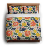 Pamplemousse and Bay Leaf in King (104" x 88") Size