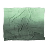 Kieran Watercolor Green Ombre in King (104" x 88") Size