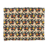 Tribal Birds Black in King (104" x 88") Size