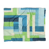 Henry Blue & Green in King (104" x 88") Size