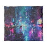 Dystopia Cityscape in King (104" x 88") Size