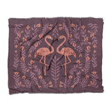 Flamingo Friends Purple in King (104" x 88") Size