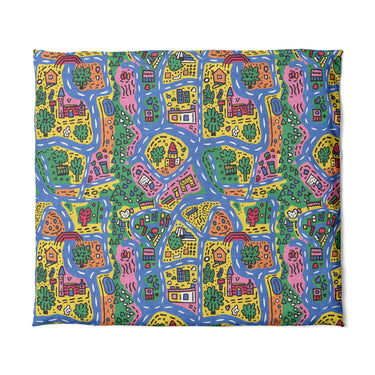 Kids Road Map in King (104" x 88") Size