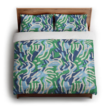 Leonardo Blue Green in King (104" x 88") Size