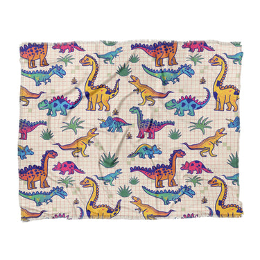 Doodle Dinos in King (104" x 88") Size