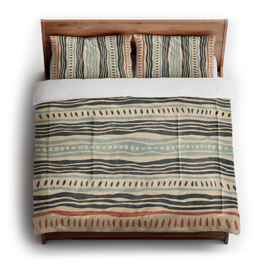 Delsin Blue & Orange in King (104" x 88") Size
