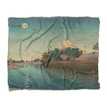 Taj Mahal Twilight by Charles Bartlett in King (104" x 88") Size
