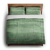 Jacinda Watercolor Green Ombre in King (104" x 88") Size