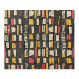 Milo Black, Red, & Yellow in King (104" x 88") Size