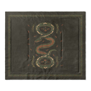 Snake in the Woods in King (104" x 88") Size