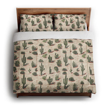 Desert Cacti in King (104" x 88") Size