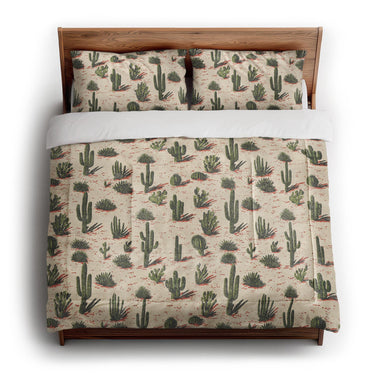 Desert Cacti in King (104" x 88") Size