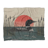 Sunset Loon in King (104" x 88") Size