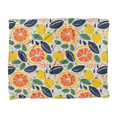 Pamplemousse and Bay Leaf in King (104" x 88") Size