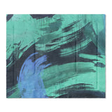 Tethys Navy & Seafoam in King (104" x 88") Size