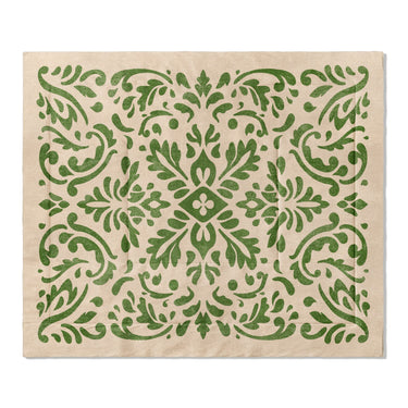 Floranna Ivory & Green in King (104" x 88") Size