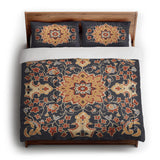 Baldwin Navy & Red in King (104" x 88") Size