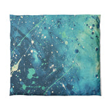 Sylvie Seafoam & Teal in King (104" x 88") Size